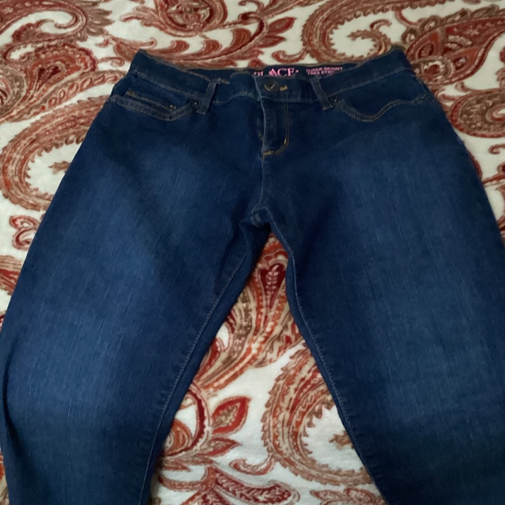 Place Women's Dark Blue Skinny Jeans